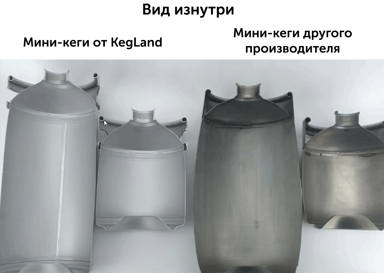 Мини-кег KegLand из нержавеющей стали, 5 л. Купить в интернет-магазине  BeerMachines с доставкой по Москве и России